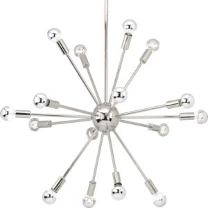 Ion 16-Light Chandelier in Polished Nickel