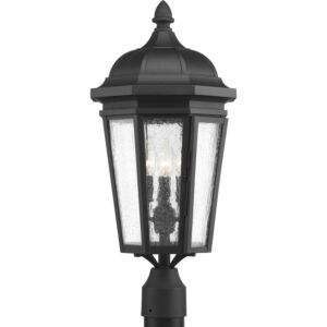 Verdae 3-Light Post Lantern in Black