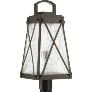 Creighton 1-Light Post Lantern in Antique Bronze