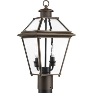 Burlington 2-Light Post Lantern in Antique Bronze