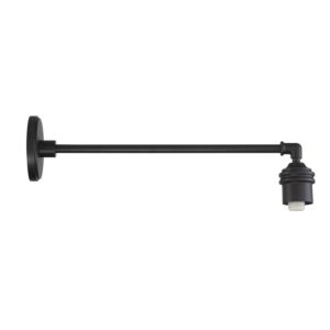 The Great Outdoors 8 Inch RLM Lighting Wall Mount in Black