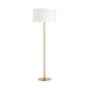 Gio 1-Light Floor Lamp in Clear