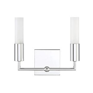 Savoy House Deacon by Brian Thomas 2 Light Bathroom Vanity Light in Polished Chrome