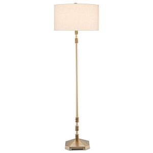 Pilare 1-Light Floor Lamp in Shiny Gold