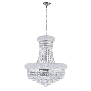 CWI Lighting Empire 8 Light Down Chandelier with Chrome finish
