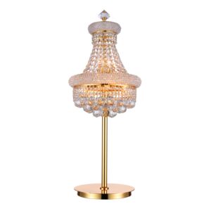 CWI Lighting Empire 6 Light Table Lamp with Gold finish