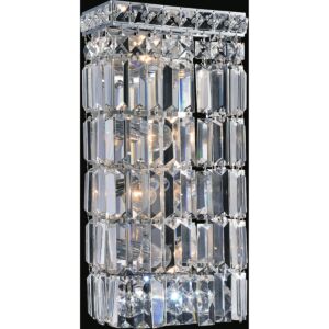 CWI Colosseum 4 Light Bathroom Sconce With Chrome Finish