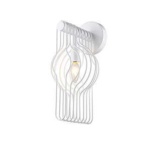 Z-Lite Contour 1-Light Wall Sconce In White
