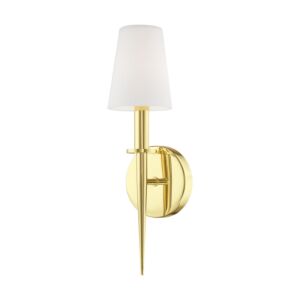 Witten 1-Light Wall Sconce in Polished Brass