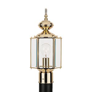 Generation Lighting Classico 16" Outdoor Post Light in Polished Brass