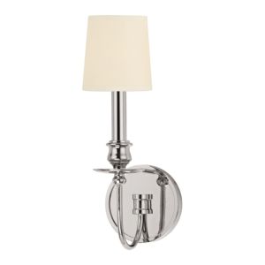 Hudson Valley Cohasset 14 Inch Wall Sconce in Polished Nickel