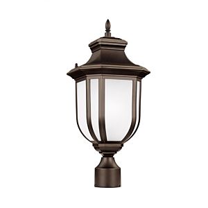Sea Gull Childress 21 Inch Outdoor Post Light in Antique Bronze