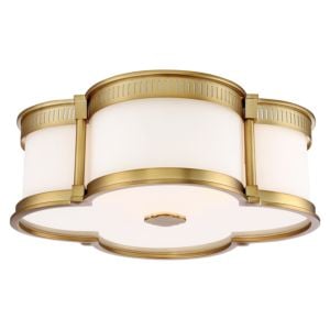 Minka Lavery Quatrefoil 16 Inch LED Ceiling Light in Liberty Gold