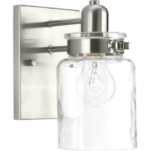 Calhoun 1-Light Bathroom Vanity Light in Brushed Nickel