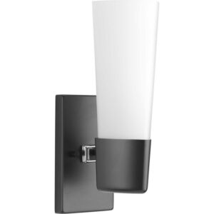 Zura 1-Light Bathroom Vanity Light in Black