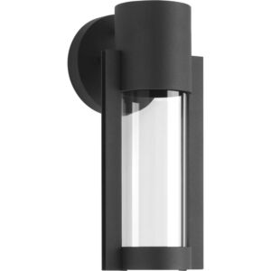 Z-1030 LED 1-Light LED Wall Lantern in Black