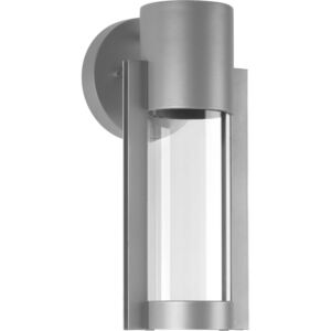 Z-1030 LED 1-Light LED Wall Lantern in Metallic Gray