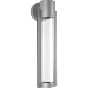 Z-1030 LED 1-Light LED Wall Lantern in Metallic Gray