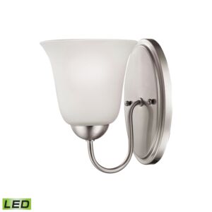 Conway 1-Light LED Bathroom Vanity Light in Brushed Nickel