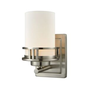 Ravendale 1-Light Wall Sconce in Brushed Nickel