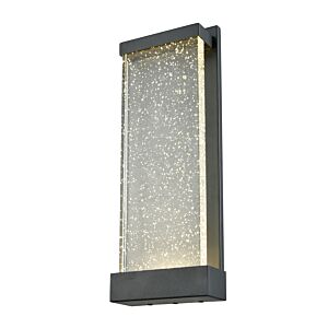 Nieuport Ac LED Outdoor 1-Light LED Outdoor Wall Sconce in Black
