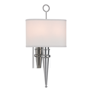 Hudson Valley Harmony 2 Light 19 Inch Wall Sconce in Polished Nickel
