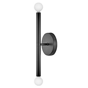 Millie 2-Light Wall Sconce in Black