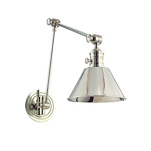 Hudson Valley Garden City 23 Inch Wall Sconce in Polished Nickel