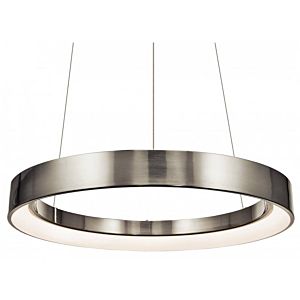 Elan Fornello 23.5 Inch 1 Ring LED Pendant in Brushed Nickel