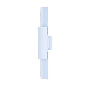 Alumilux Runway 2-Light LED Outdoor Wall Sconce in White