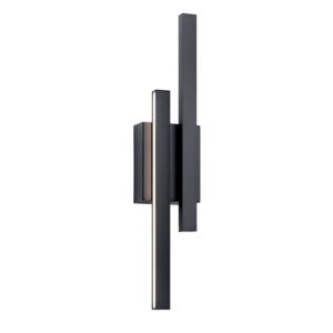 Idril 2-Light LED Wall Sconce in Matte Black