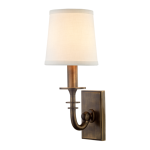 Hudson Valley Carroll 13 Inch Wall Sconce in Distressed Bronze