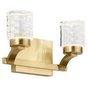 Kichler Rene 7 Inch Bathroom Vanity Light in Champagne Gold