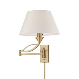 Elysburg 1-Light Wall Sconce in French Brass