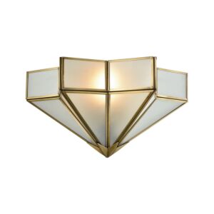 Decostar 1-Light Wall Sconce in Brushed Brass