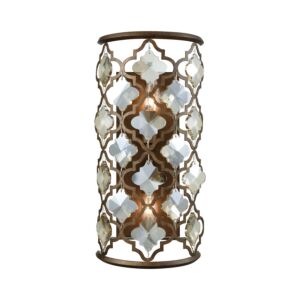 Armand 2-Light Wall Sconce in Weathered Bronze
