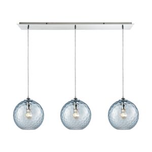 Watersphere 3-Light Pendant in Polished Chrome