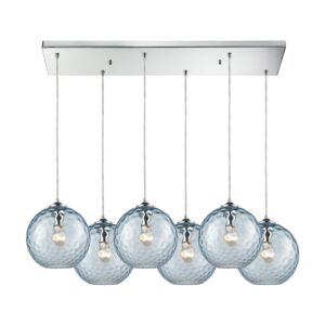 Watersphere 6-Light Pendant in Polished Chrome