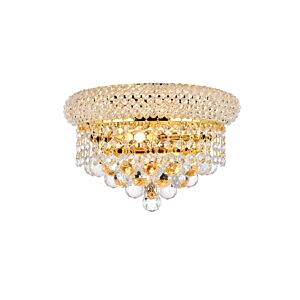 Primo 2-Light Wall Sconce in Gold