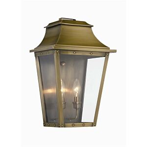Coventry 2-Light Wall Sconce in Aged Brass