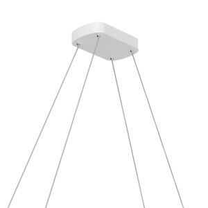 Koloa 1-Light LED Chandelier in White