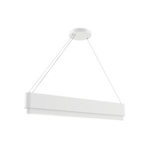Walman 1-Light LED Linear Chandelier in White