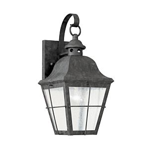 Sea Gull Chatham 15 Inch Outdoor Wall Light in Oxidized Bronze