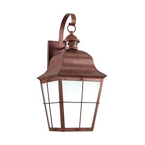 Generation Lighting Chatham 21" Outdoor Wall Light in Weathered Copper