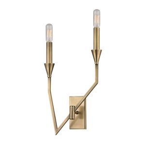  Archie Wall Sconce in Aged Brass