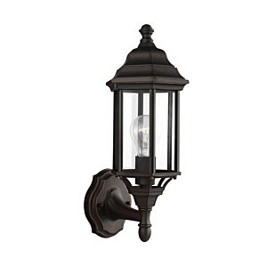 Sea Gull Sevier 16 Inch Outdoor Wall Light in Antique Bronze