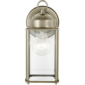 Sea Gull New Castle Outdoor Wall Light in Antique Brushed Nickel