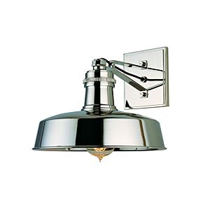 Hudson Valley Hudson Falls 9 Inch Wall Sconce in Polished Nickel