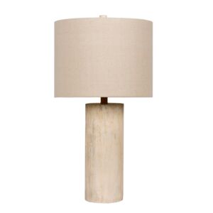 Table Lamp 1-Light Table Lamp in Cottage White