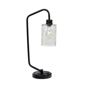 Table Lamp 1-Light Desk Lamp in Flat Black